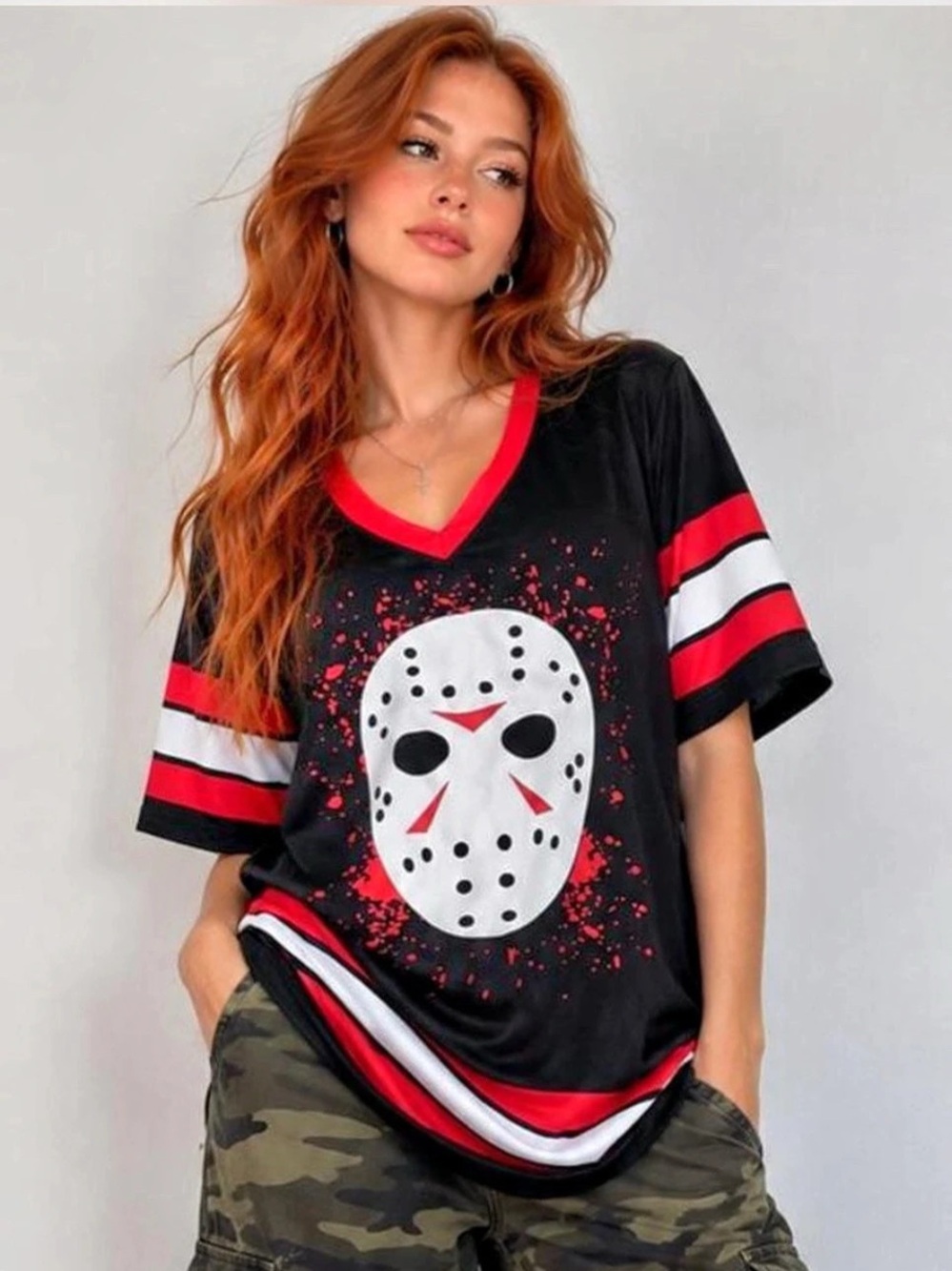 Friday the 13th Jason Hockey Jersey Black XL Like New